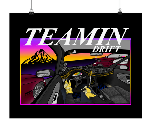 Sunset Teamin Poster